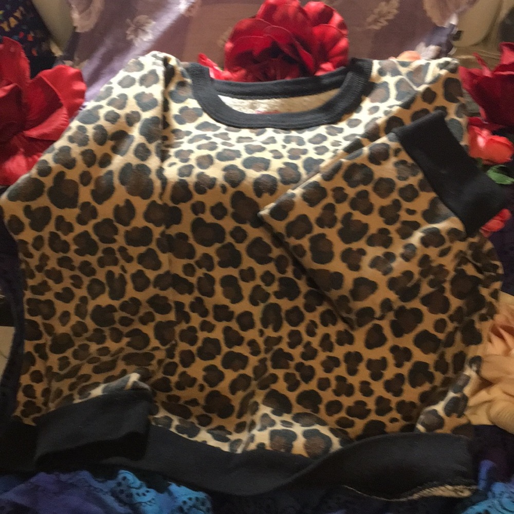 Granimals, sweat shirt , leopard print